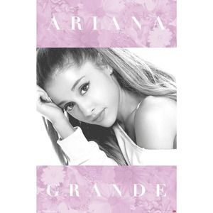 Ariana Grande - Floral Wall Poster